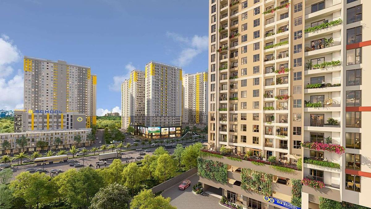 Phối cảnh Bcons Aria Đông Hòa