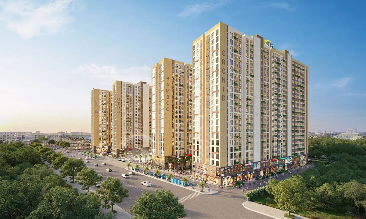 Phối cảnh Bcons Central Park, 236 Phan Trung, Biên Hòa
